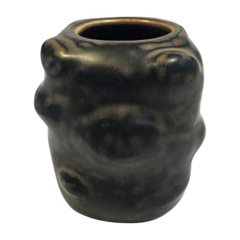 Royal Copenhagen Axel Salto Stoneware Vase No 21474 For Sale