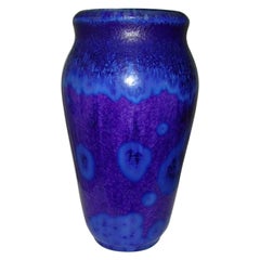 Large Royal Copenhagen Crystalline Glaze Vase by Carl Frederik Ludvigsen No 7