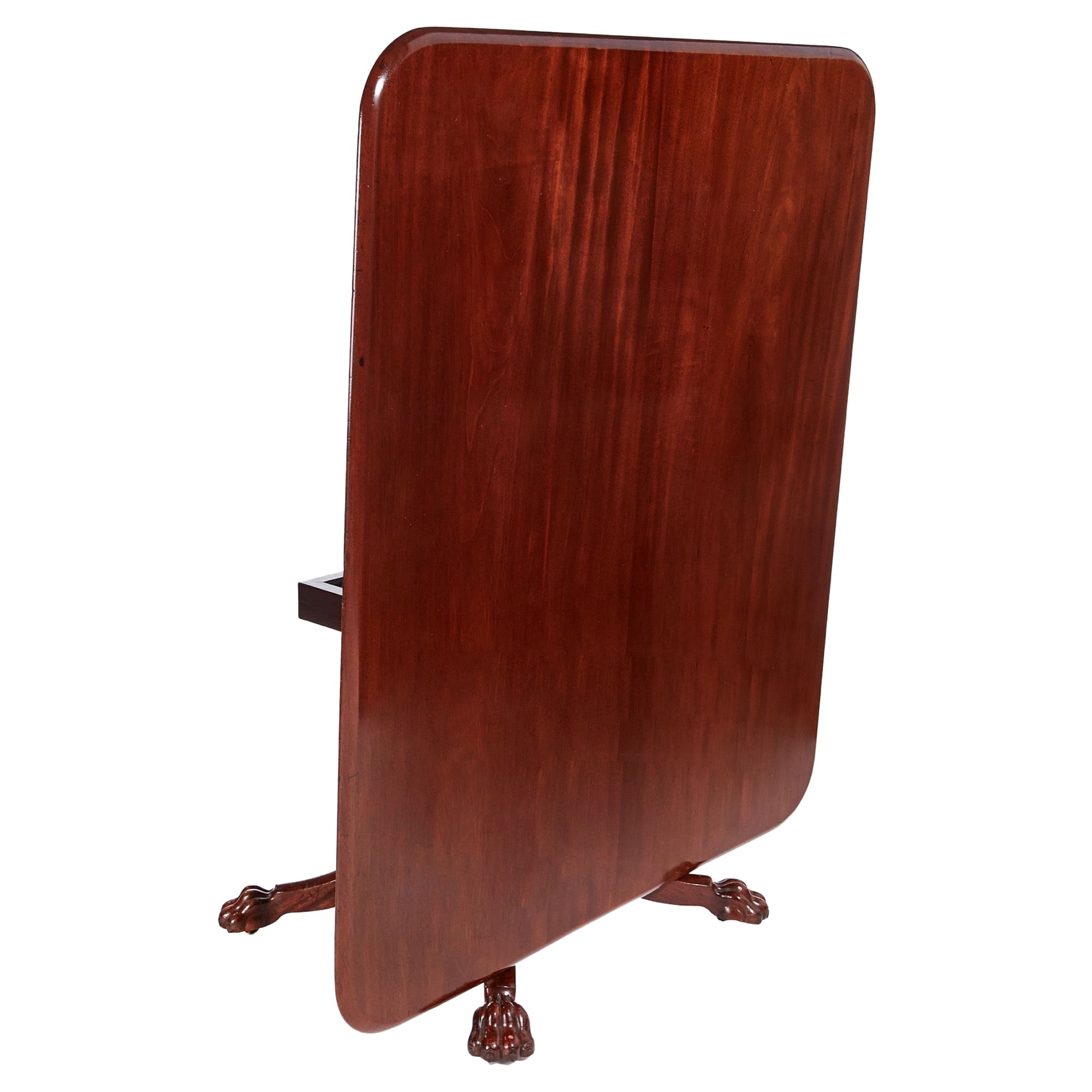 Large Antique Regency Quality Mahogany Centre Table For Sale