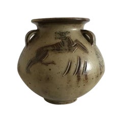 Royal Copenhagn Jais Nielsen Vase in Sung Glaze No 2757
