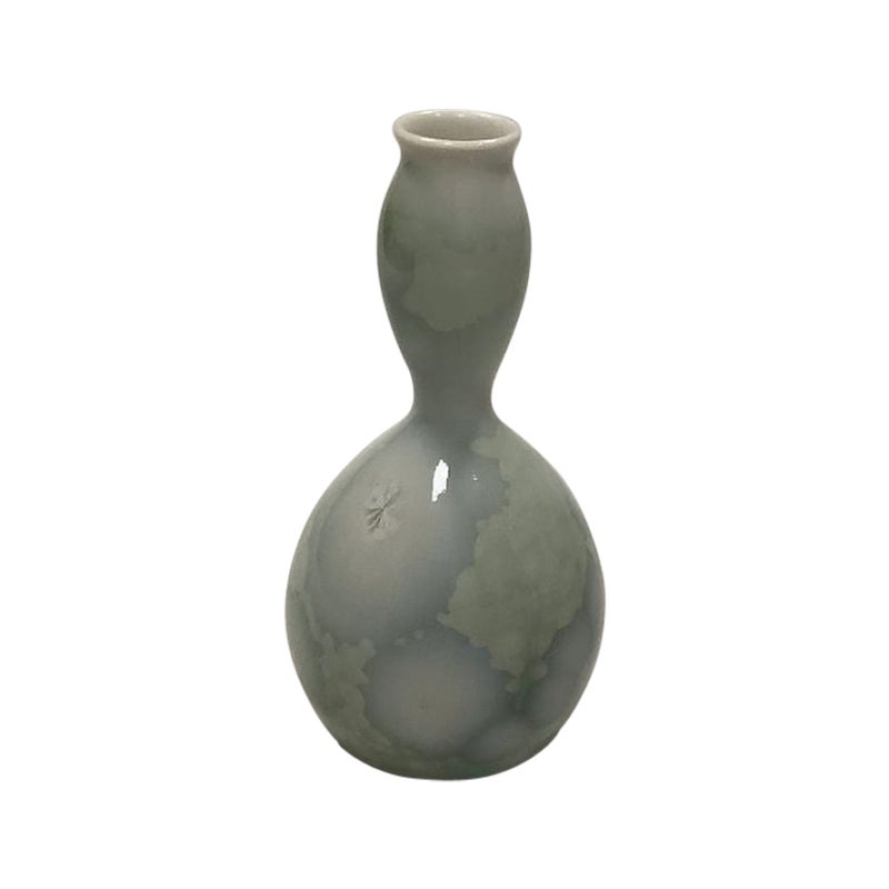 Royal Copenhagen Crystal Glaze Vase by Paul Prochowsky 14-09-1923 For Sale