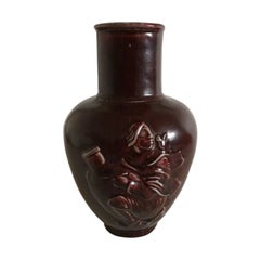 Royal Copenhagen Jais Nielsen Vase in Oxblood Glaze No 20247