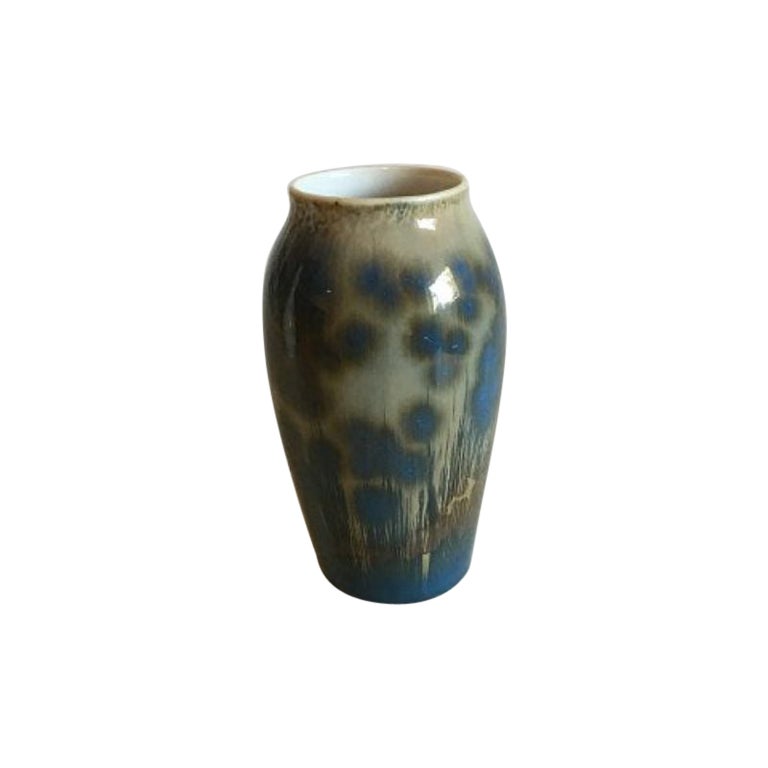 Vase Royal Copenhagen Art Nouveau – Cristallin, Oursons Par Valdemar – Danemark