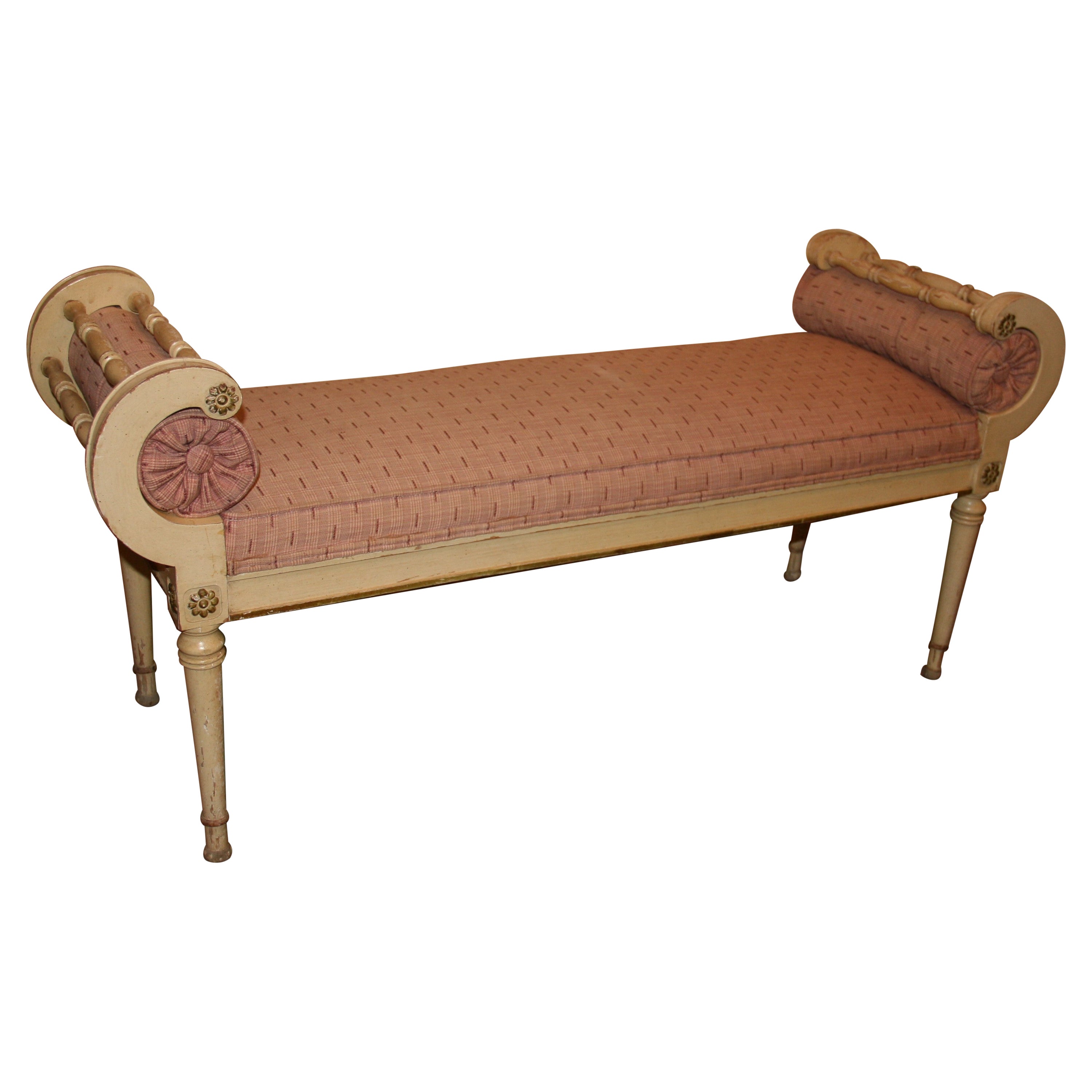 French Curved Bench For Sale