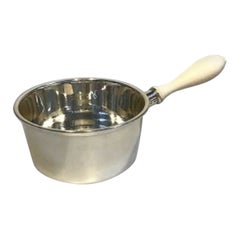 Svend Toxværd Sterling Silver Saucepan with Bone Handle