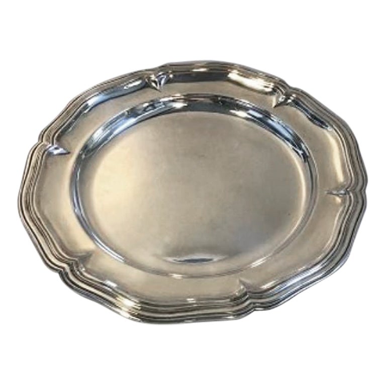 Svend Toxværd Silver Tray Round For Sale