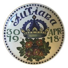 Aluminia Juliane Plate from 1918