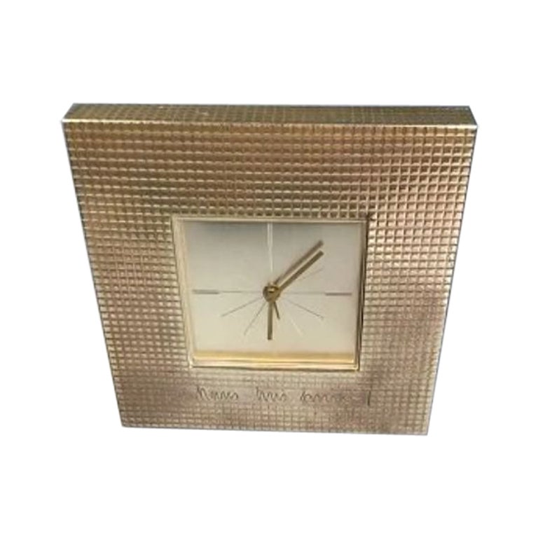 Horloge De Voyage LCD Vintage à Soufflet – Fonctionne, Boîte D’origine