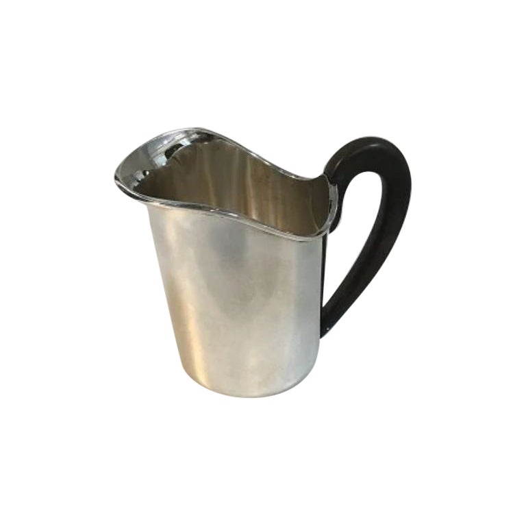 Hingelberg Sterling Silver Milk Pitcher by Svend Weihrauch For Sale