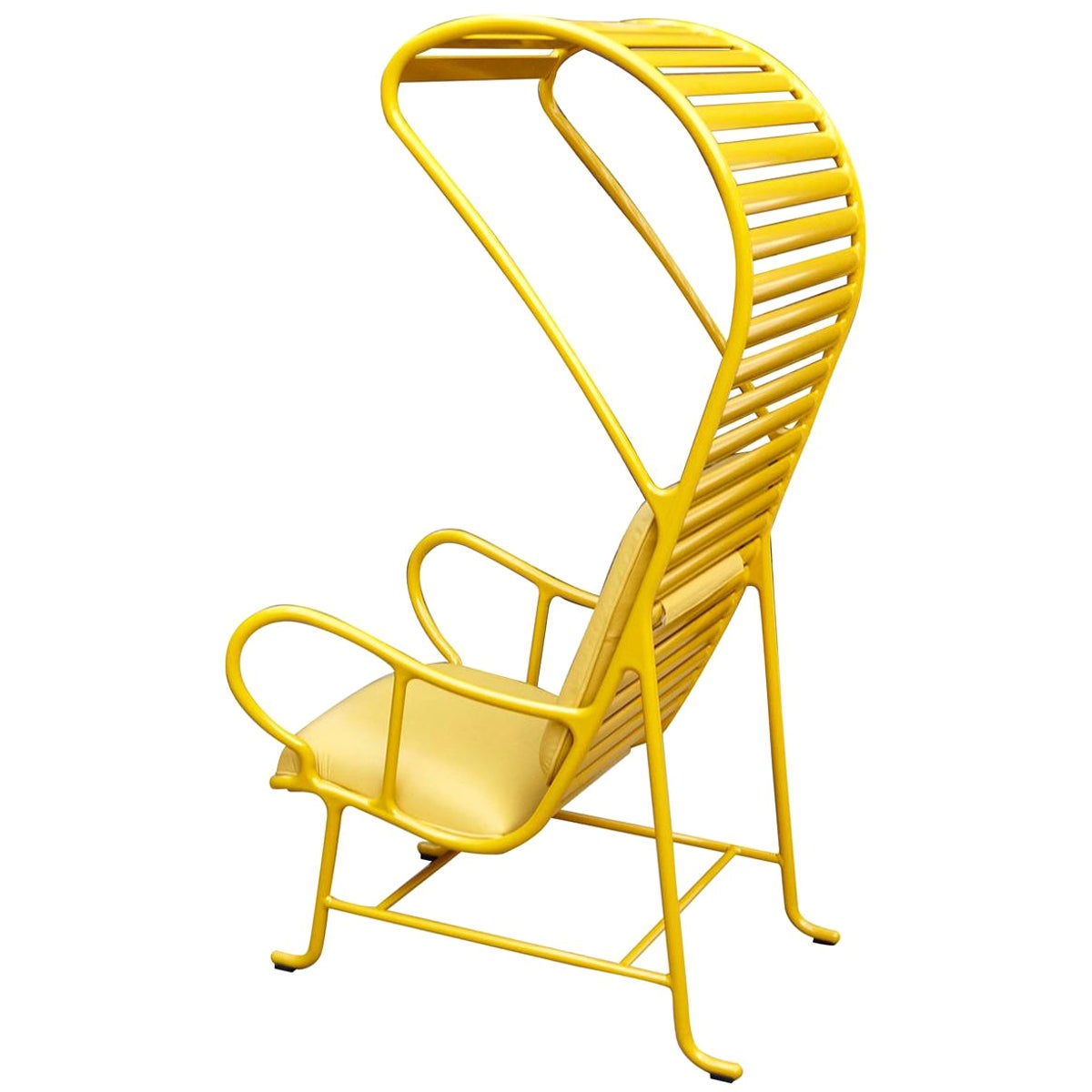 Jaime Hayon Contemporary Yellow Gardenias Indoor Armchair with Pergola by BD