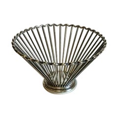 F. Hingelberg Sterling Silver Thread Bowl on Foot of Bone No 475