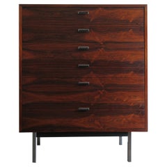 Jack Cartwright Midcentury American Dark Wood Chest of Drawers, 1960s