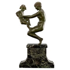  Pierre Le Faguays - An Art Deco Patinated Bronze Sculpture, France