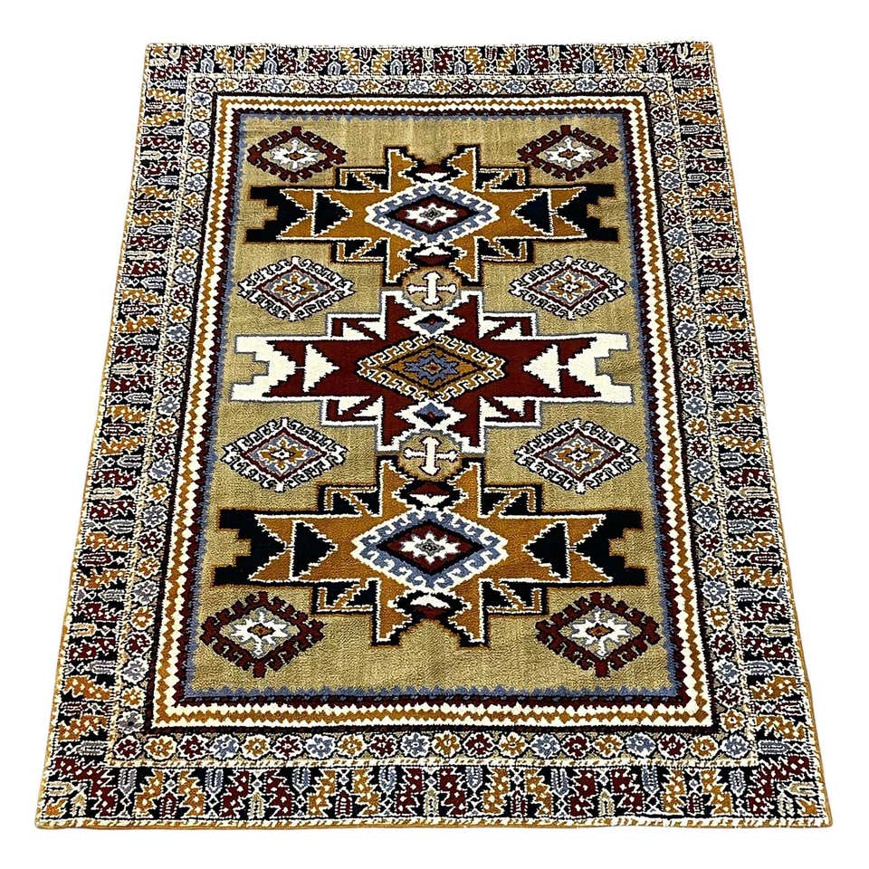 Modernist Abstract Rug Wall Hanging at 1stDibs