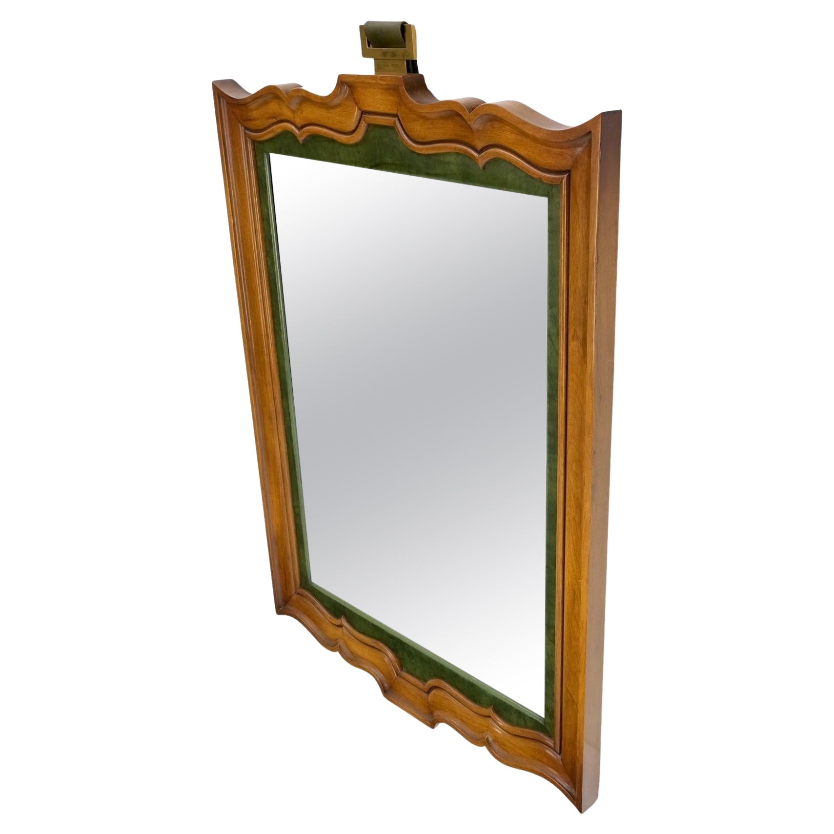 Grossfeld House Figural Carved Frame Wall Mirror  For Sale