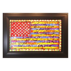 Tim Yanke Yankee Doodle Embellished Giclee Giclee on Canvas Signed