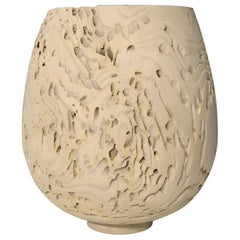 Dale Nish Wormy Ash Footed Vessel
