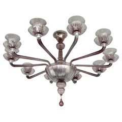 Amethyst Venetian Chandelier by Fabio Ltd