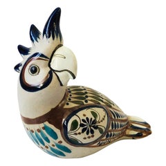 Vintage Tonala Pottery Cockatoo