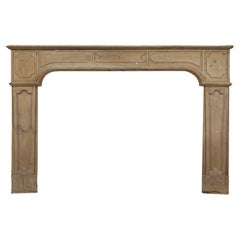 Antique Wooden Mantel from France