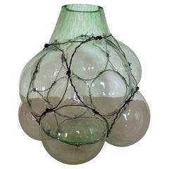 Murano Blown Glass Organic Dodecahedron Vase