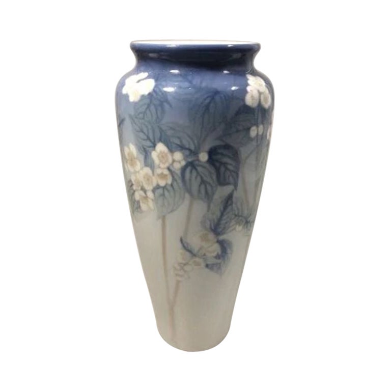 Royal Copenhagen Unique Vase by Anna Smith No 10423 from January 1909 For Sale