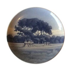 Royal Copenhagen Art Nouveau Unique Wall Charger by Niels Munk Plum from 1919