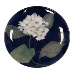 Royal Copenhagen Art Nouveau Unique Plate by Anna Smith from 1890 No 2077