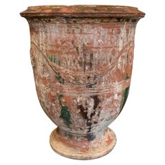Large 19th Century French Anduze Planter Urn by Gautier