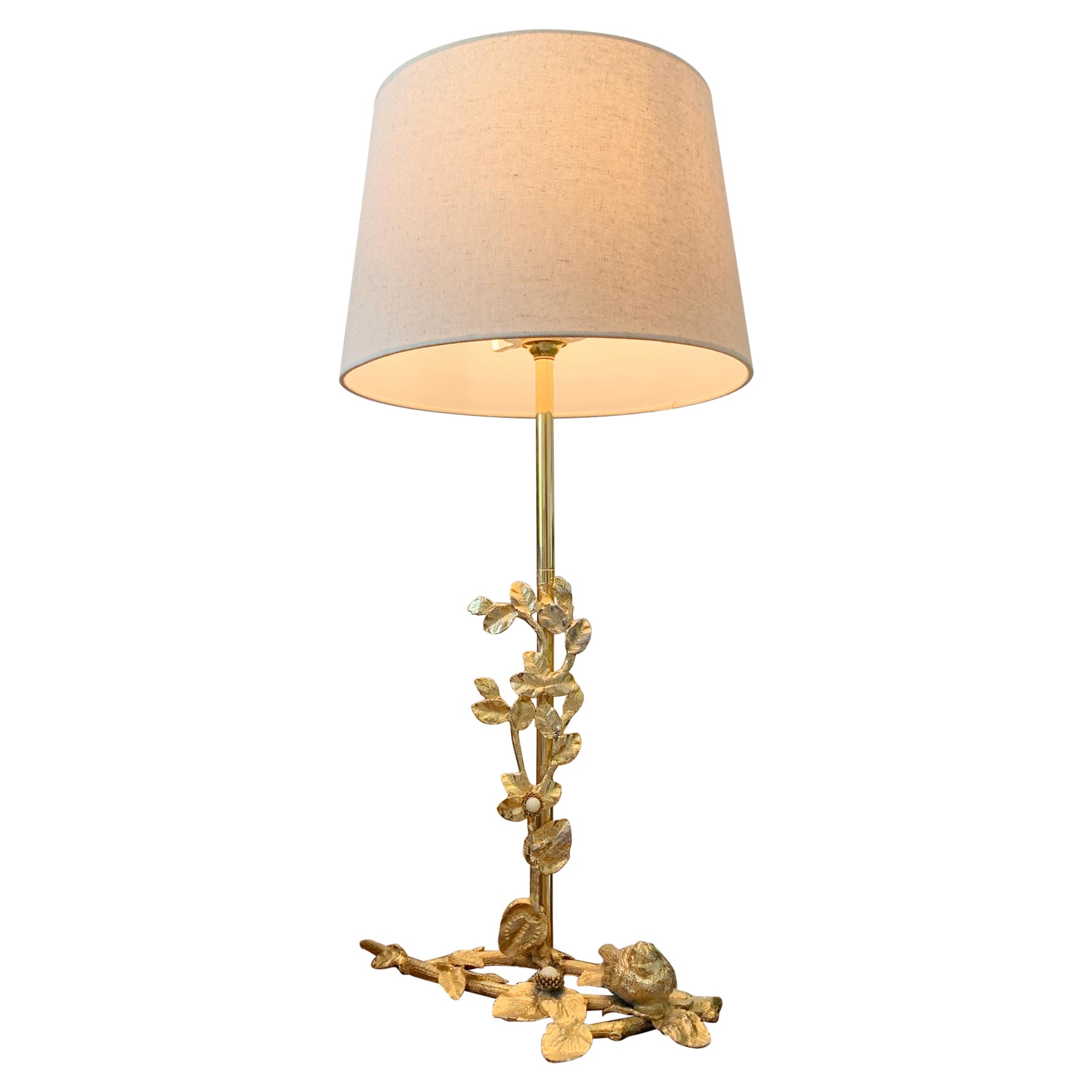 Fondica Bird & Flowers Table Light, by Regis Dho For Sale