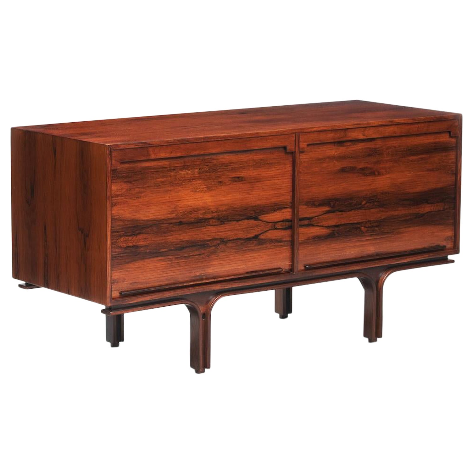 Gianfranco Frattini Rosewood Sideboard for Bernini For Sale