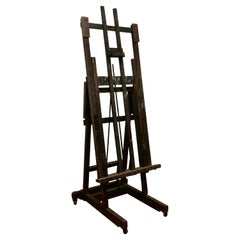 Antique Very Large Fully Adjustable Studio Easel from the Slade