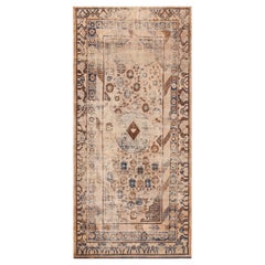 Antique Shabby Chic East Turkestan Khotan Rug. Size: 5 ft 10 in x 12 ft 7 in