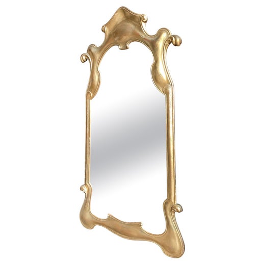 20th Century Gothic Revival Style Wall, Yearn Full Length Baroque Gold Mirror