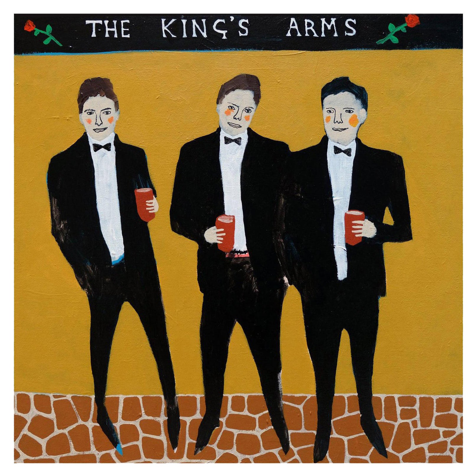 'Defenders of the Realm' Portrait Painting by Alan Fears Folk Art Pop Art For Sale