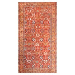 Tapis persan ancien Heriz Serapi. 11 pieds 8 po. x 21 pieds 8 po.