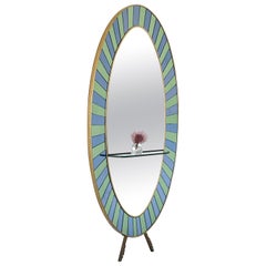 Cristal Art Mirror with Shelf