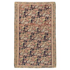 Early 20th Century, Handmade Persian Senneh Kilim Accent Rug