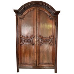 Antique 18th Century, French, Armoire in Walnut