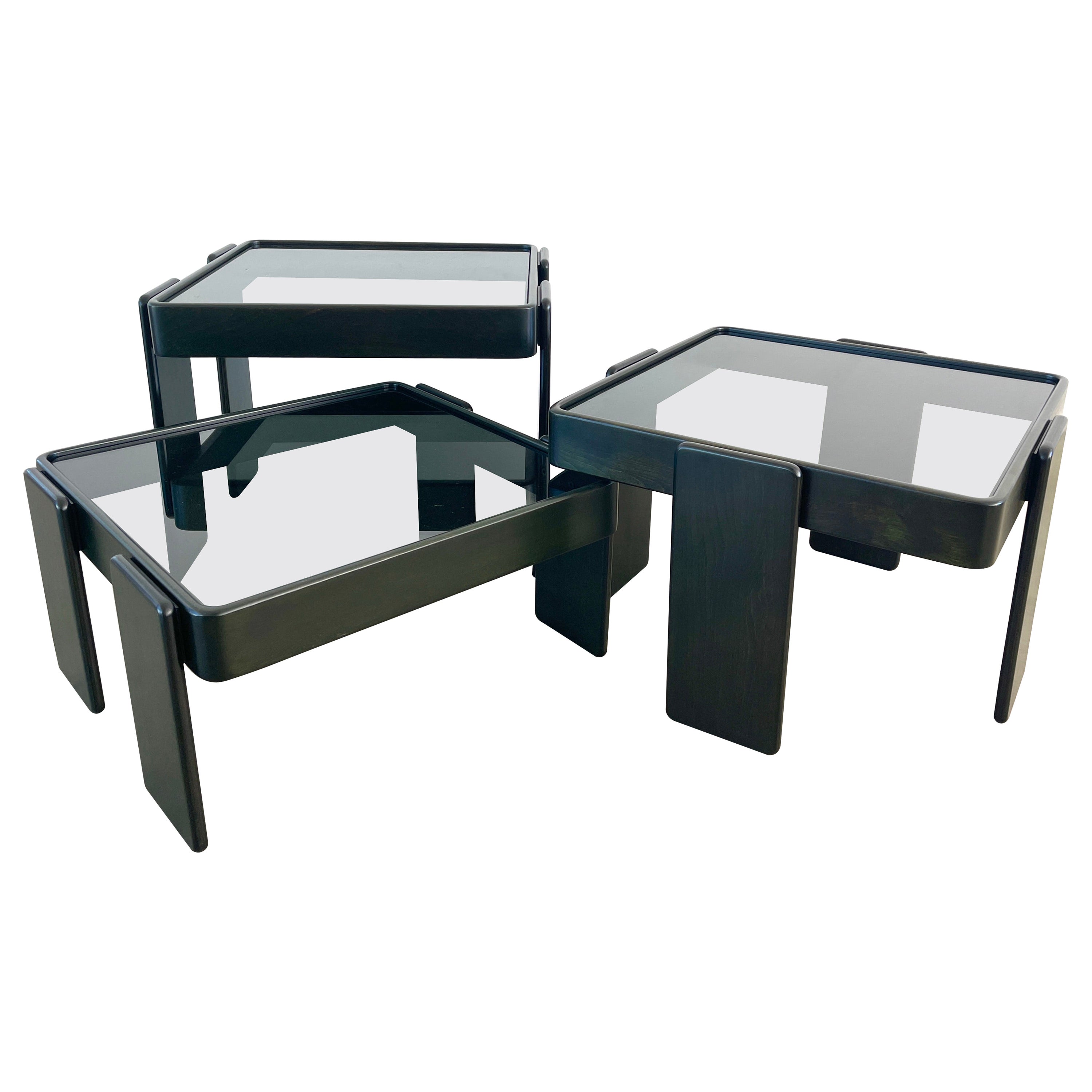 Gianfranco Frattini Nesting Tables For Sale