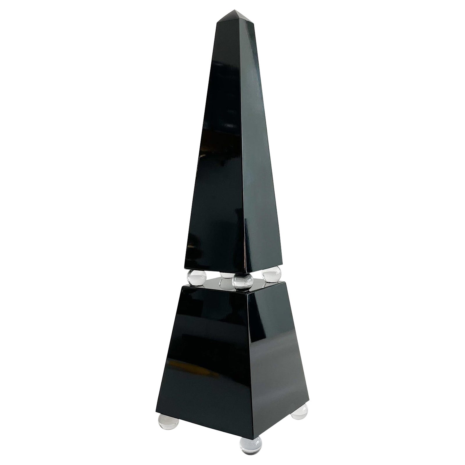 Romano Dona Vintage Signed Murano Glass Obelisk