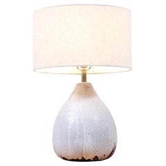 Mid-Century Modern Lava Glaze Ceramic Table Lamp
