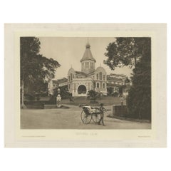 Rara eliografia del Teutonia Club nella Singapore coloniale, 1907