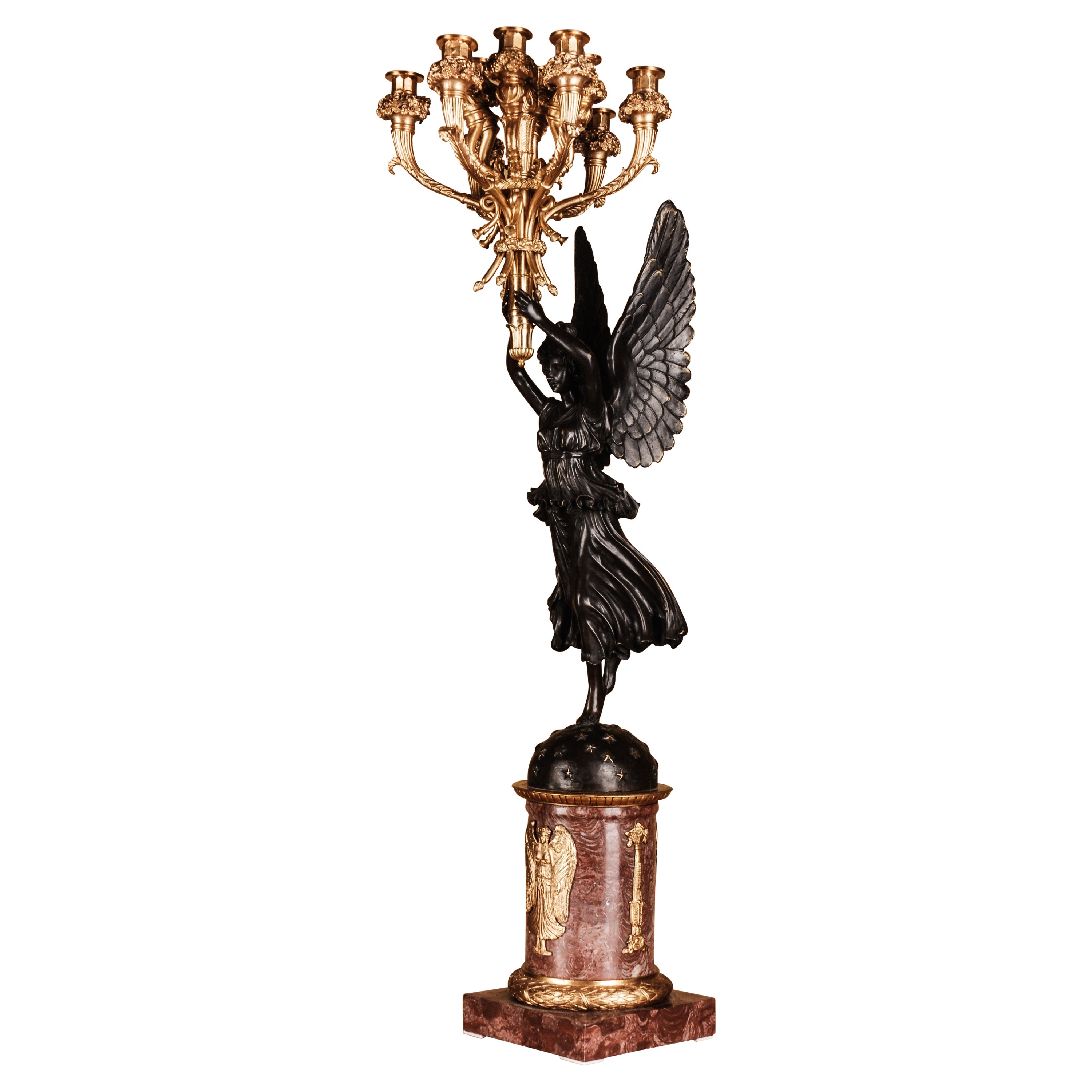 Splendor Candelabra After Pierre Philippe Thomire For Sale