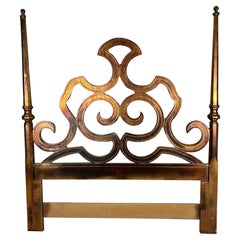 Dorothy Draper Style Queen Size Headboard by Heritage