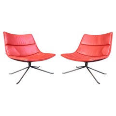 Pair of Vintage Swivel Chairs by Zanotta