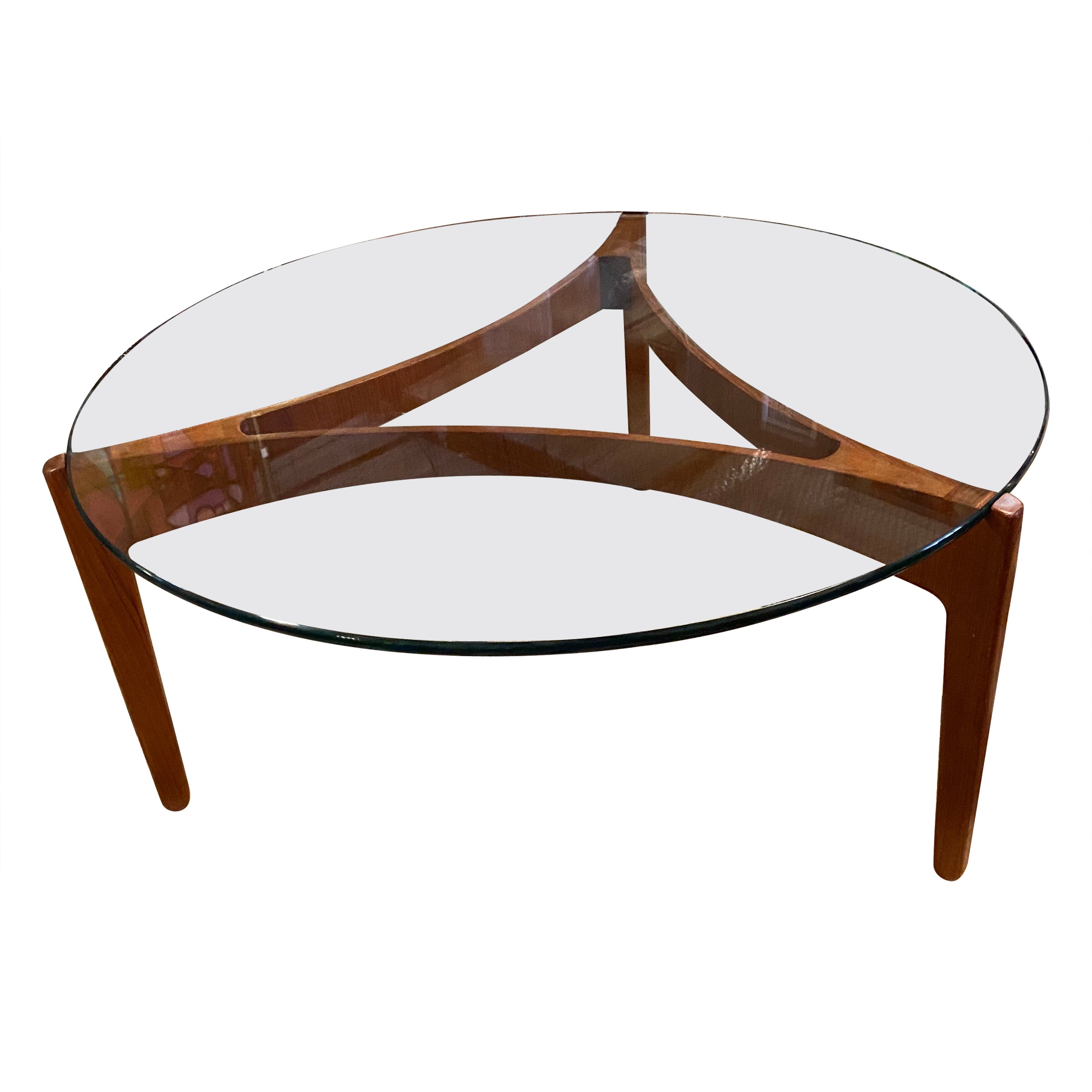 Danish Modern Teak Coffee Table Sven Ellekaer for Christian Linneberg