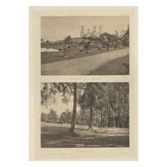 Raros heliograbados de Singapur y Johore, publicados en 1907