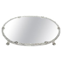 Plateau anglais en miroir Surtout-De-Table