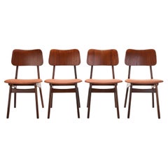 Set of 4 Dining Chairs by Louis van Teeffelen for Wébé, The Netherlands